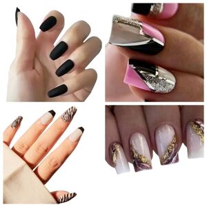 4pc medium press on nails set